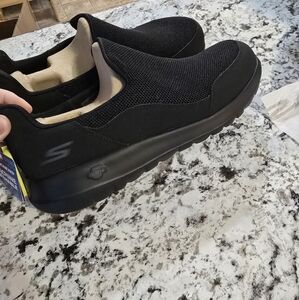 Skechers Men's Black Slip-On Shoes